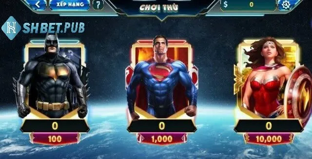 Nổ Hũ Justice League Shbet- Quay hũ cực đỉnh, săn Jackpot khủng 1 no hu justice league shbet 1 1